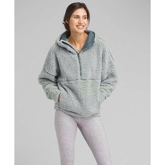 prana women's permafrost half zip pullover